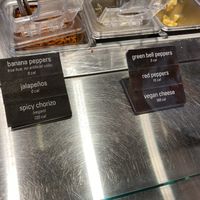 Vegan substitute available   at Blaze Pizza in Little Rock