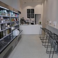 Inside at Superfood & Organic Liquids in Berlin