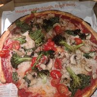 Unlimited toppings Build-Your-Own vegan at Blaze Pizza in Azusa