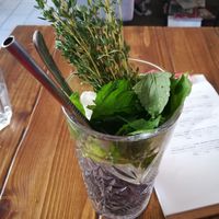 thyme lavender lemonade at Panenská Kaviareň in Bratislava