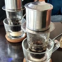 Vietnamese coffee with vegan condensed milk #Veganuary at Tiger Club in Berlin