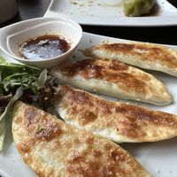 Gyoza mit Soja-Sesamsauce #Veganuary at Tiger Club in Berlin