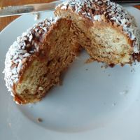 Vegan donut at Paradise Park Cafe in Oakland