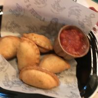 Vegan empanadas (after some frozen Margaritas ) at Lucy Lou in Utrecht