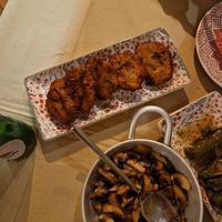 Some sort of pies, I forgot the name at To Posperi in Rhodes