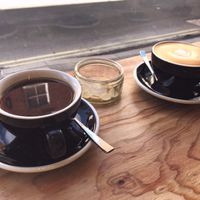 Coffee and chocolates at Unknown Coffee in Norwich