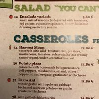 The harvest moon casserole was lacking spices and had no creamy sauce at 1 Osnabrücker Kartoffelhaus in Osnabrueck