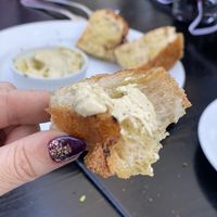 Some of the best bread I’ve ever had. The ricotta was served warm and melted right into it. at Pura Vita in West Hollywood