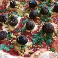 Pizza  at Pura Vita in West Hollywood