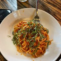 Spaghetti  at Pura Vita in West Hollywood