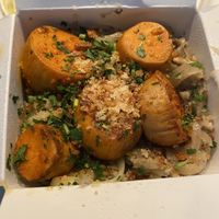 Linguine di mare pasta at Pura Vita in West Hollywood