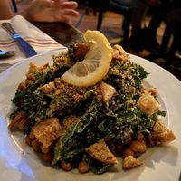 cesare salad  at Pura Vita in West Hollywood