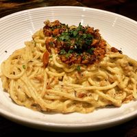 Carbonara  at Pura Vita in West Hollywood