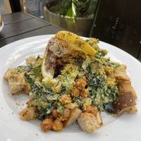 Cesar salad   at Pura Vita in West Hollywood