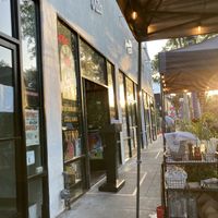 Outdoor/sidewalk seating  at Pura Vita in West Hollywood