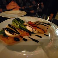 Caprese salad at Pura Vita in West Hollywood