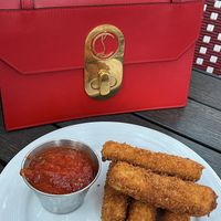 Mozzarella sticks  at Pura Vita in West Hollywood