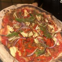 San G. Pizza  at Pura Vita in West Hollywood