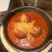 Lentil meatballs   at Pura Vita in West Hollywood