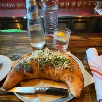 Calzone   at Pura Vita in West Hollywood