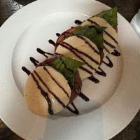 Caprese salad    at Pura Vita in West Hollywood