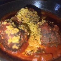 Lentil meatballs   at Pura Vita in West Hollywood