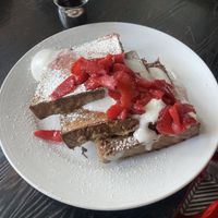 Brioche French toast   at Pura Vita in West Hollywood