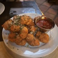 Garlic knots! Must try!   at Pura Vita in West Hollywood
