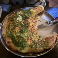 Animal Lovers Calzone. My husband said it was the best he’s ever eaten, including before he was vegan.  at Pura Vita in West Hollywood