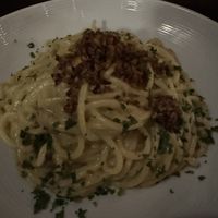 Carbonara  at Pura Vita in West Hollywood