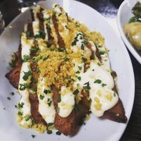 Best potato wedges I’ve ever had...by far.  at Pura Vita in West Hollywood