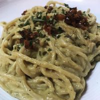 I was hoping for a pasta I could not recreate at home and this did not disappoint! So flavorful! at Pura Vita in West Hollywood