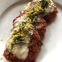 Breaded Chickpea Cutlets = Yummm!  at Pura Vita in West Hollywood