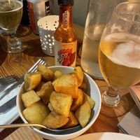 Cumin potatoes   at Medina in Aberystwyth