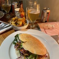 Cauliflower kebab   at Medina in Aberystwyth