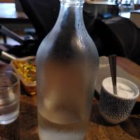 Bottle of water (November 2024) at Medina in Aberystwyth