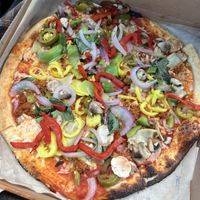 build your own 11 inch pizzaa  at Blaze Pizza in San Diego