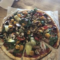 Veggieful, vegan cheese pizza, was very good  at Blaze Pizza - Betteravia in Santa Maria