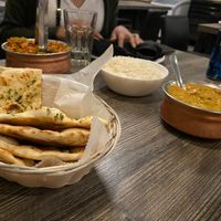 Vegan Korma with Roti at Mint Indian Bistro in Las Vegas