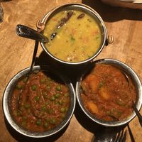 Tarka Dahl, Bombay potato & pea curry at Mint Indian Bistro in Las Vegas