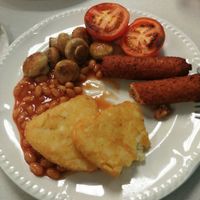 Vegan Breakfast at The Big Blue Cafe in Totton