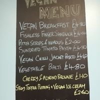 Menu at The Big Blue Cafe in Totton