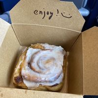 Cinnamon Bun  at Lovecrumbs - West Port in Edinburgh