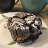 Peanut chocolate crinkle  at Lovecrumbs - West Port in Edinburgh