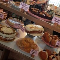 cake selection! at Lovecrumbs - West Port in Edinburgh