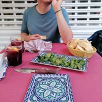 Zarautzko pepparak - pimientos de Zarautz at Geltoki in Zarautz