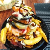 Mil hojas de verduras...una bomba!!! at Geltoki in Zarautz