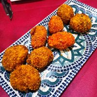 Surtido de croquetas veganas at Geltoki in Zarautz