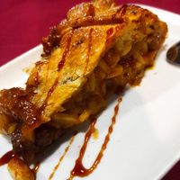 Strudel pera at Geltoki in Zarautz