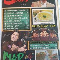 Menu page 1 at 3 Idiots The Veggie Hub in Pattaya